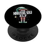 Miniature Golf Elf Lutins Gnomes Elfes Noël PopSockets PopGrip Interchangeable