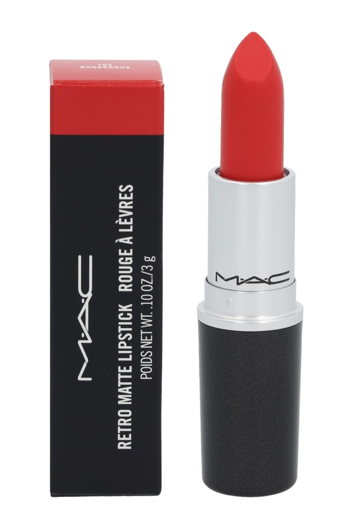 MAC Retro Matte Lipstick - 702 Dangerous For Women 0.1 oz Lipstick