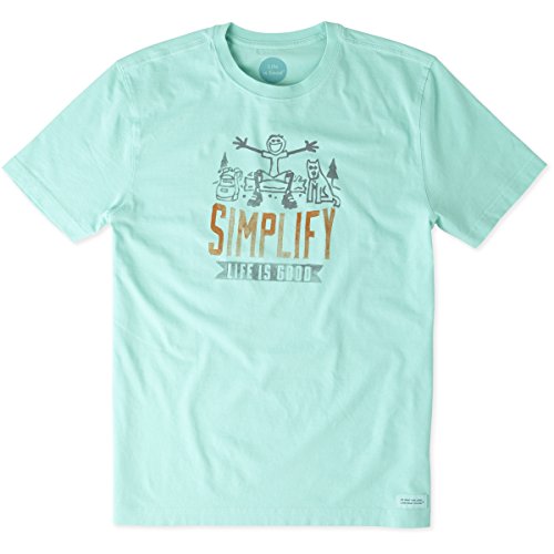 Life is good Men's Simplify Outdoor Crusher Tee