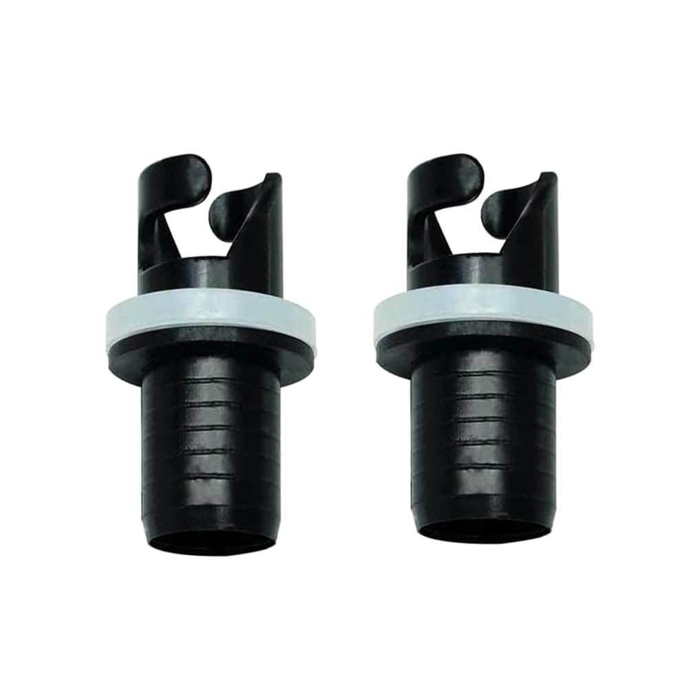 PAOSDKSUI 2 Pieces Inflatable Pump Halkey-Roberts Valve Adapter,Paddle Board Air Pump Hose Adapter, Air Valve Nozzle Pump Adapter for Rubber Boats, Inflatable Boats, Fishing Boats, Drift Boats etc