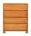 Parker 4 Drawer Dresser, Oak