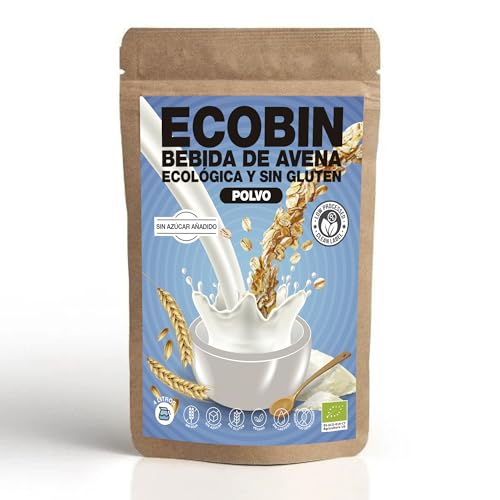 Leche En Polvo De Avena Ecológico ECOBIN | Envase 400 g.