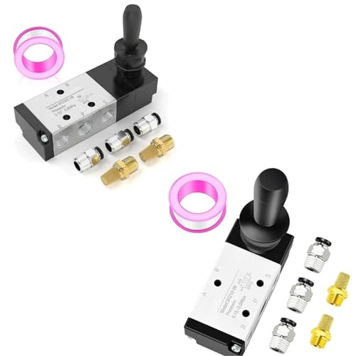 Commande manuelle Push-Pull fluide pour vanne pneumatique 1/4 NPT