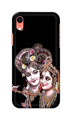 Image of PRINTFIDAA� Printed Hard Back Cover Case for Apple iPhone XR Back Cover (Radha Krishna) -2808