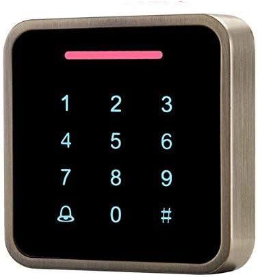 M5 Metal Waterproof Touch Keyboard Swing Card Password Wigan Reading-Head ID/IC Access Control System (Bronze, ID)
