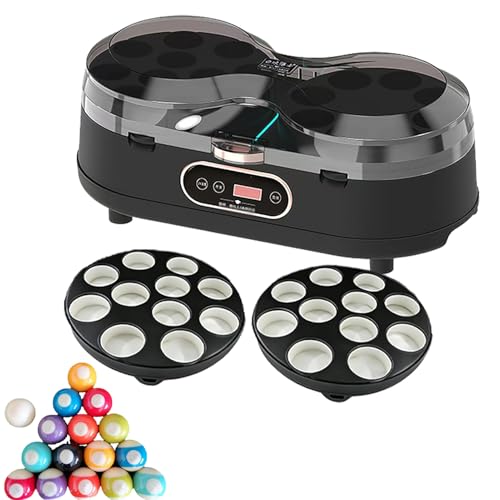 Polisseuse de boules de billard électrique automatique 2-en-1 avec écran LCD
