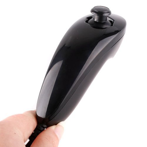 Nunchuk Nunchuck Game Controller for Nintendo Wii Console Remote Black