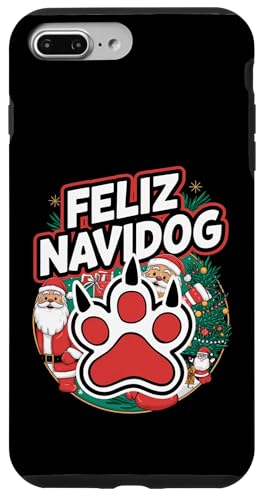 �ʔ����N���X�}�X���D���̑ʟ���-Feliz Navidog �X�}�z�P�[�X iPhone 7 Plus/8 Plus �p