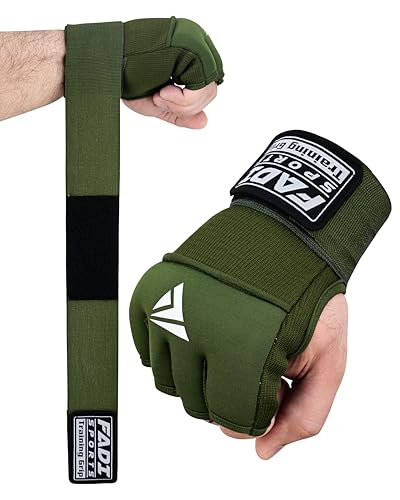 Image of Gel Boxing Hand Wraps Inner Gloves for Men & Women, Quick Slip-On Padded Knuckle Protection with Wrist Support for MMA, Muay Thai & Kickboxing, Heavy Bag & Martial Arts