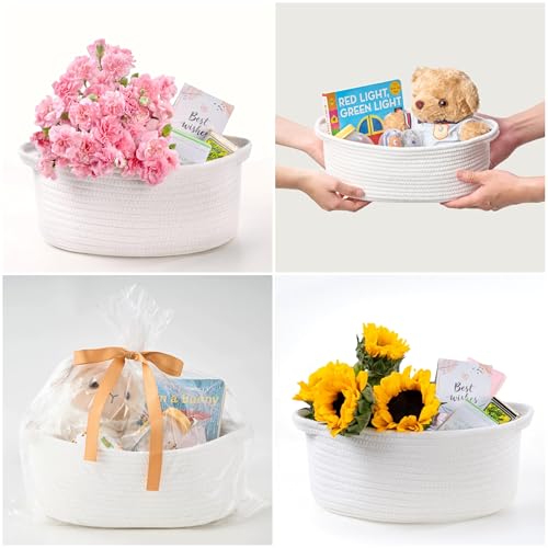 Image of Gift Baskets Empty, 8-Pack Small Baskets for Gifts Baby Shower