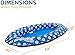 SwimWays Paddle Paws Spring Float Dog Raft, Large (65 lbs. and Up), Blue