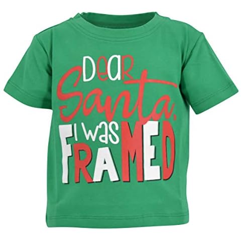 Unique Baby Boys Dear Santa Christmas T-Shirt Cover