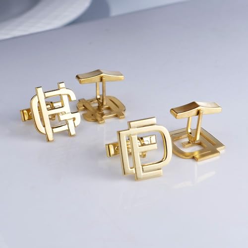 Mancuernillas Monograma Exclusivo en Oro 14K miniatura 5