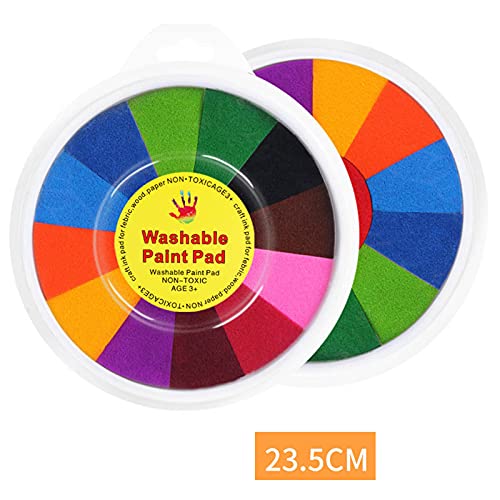 DYNWAVE Almofadas De Tinta Para Laváveis ​​Íris Coloridas Carimbos Pintura Não Tóxica Para Carimbos