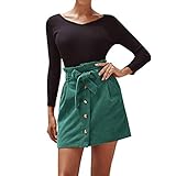 tuto couture jupe courte trapèze avec ceinture Style : vintage ; décontracté
