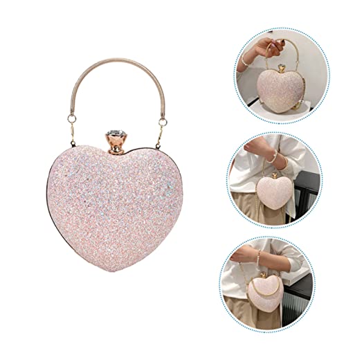 Paquet à paillettes de cœur pour briller en soirée et fête