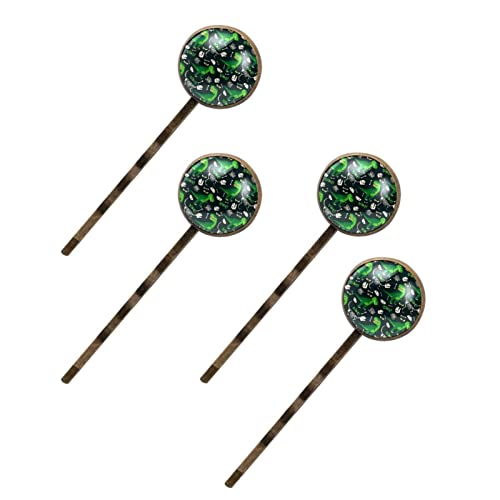 Barrettes tête de mort de dinosaure pour look de fête