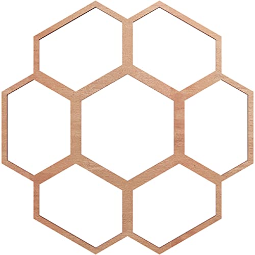 Image of Ekena Millwork 16 inchOD x 5 5 /8 inchID x 3 /8 inchT Florin Wood Fretwork Pierced Ceiling Medallion, Cherry