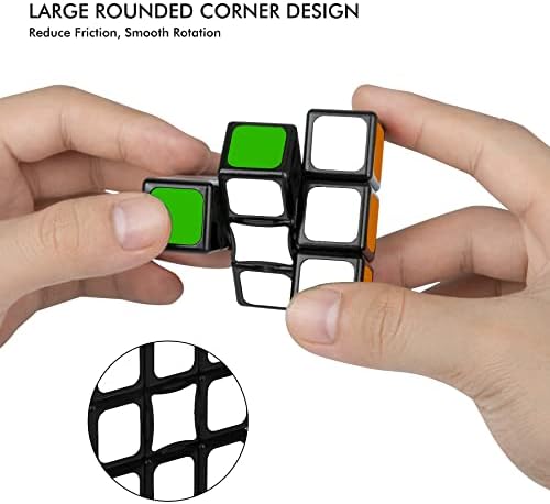 Mamowla Magic Cube 1x3x3 Magic Cube Brain Teasers For Adults Boys Toy 3D Puzzle Cube Professional Speedcube Christmas Stocking Fillers Toys
