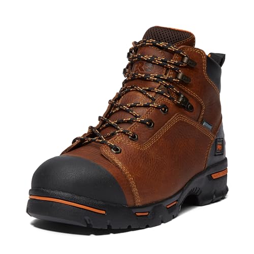 Image of Timberland PRO Men's Endurance 6 Inch Steel Safety Toe Puncture Resistant Waterproof Industrial Work Boot
