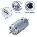 ChgImposs HS390 DC Motor DC 12V 22000RPM High Speed Mini Motor Large Torque Motor for DIY Toys Small Appliances
