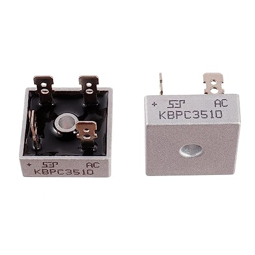 BOJACK KBPC3510 35A 1000V Bridge Rectifier Diodes Axial KBPC3510 35 Amp 1000 Volt Full Wave Electronic Silicon Diodes(Pack of 2 Pcs)