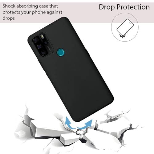 Image of NIUKIN Matte Frosted Soft Back Case for Micromax in Note 1 | Shockproof Scratchproof Cover | Black