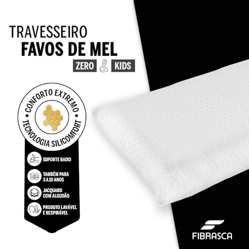 Travesseiro Favos de Mel Zero e Kids