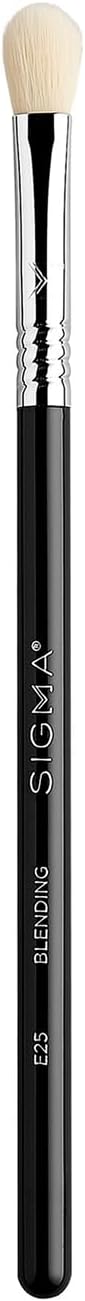 Sigma Beauty Professional E25 Eyeshadow Blending Brush – Professional Eyeshadow Brush for Seamless Eyeshadow Blending, Softens Dramatic Edges & Harsh Lines for a Well Blended Effect (1 Brush)