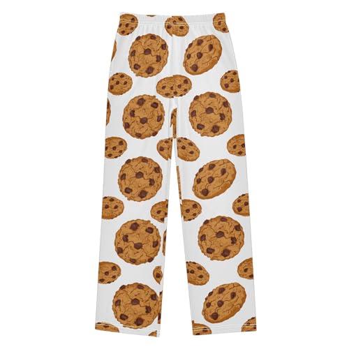 Boys' Pants Chocolate Chip Cookies Long Bottoms Jogger Pants Elastic Waist Trousers with Pockets S-XL