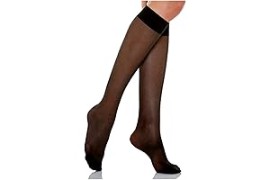 Women's Glossy Black Stockings