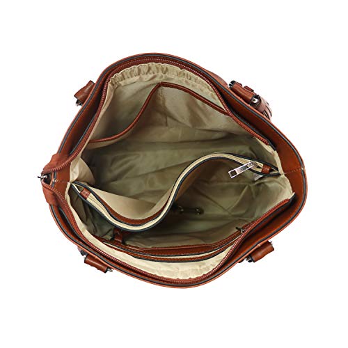 Bolso Tote Bella de Cuero con Cremalleras de Seguridad miniatura 6