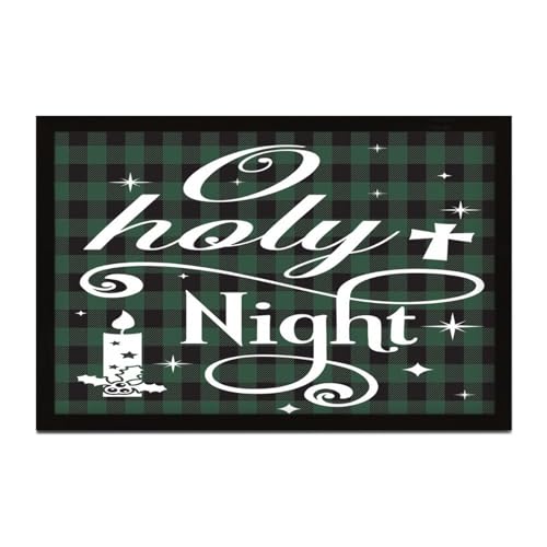 Panneau mural en bois O Holy Night de la Nativité pour décoration de chambre d'enfant 20x30 cm