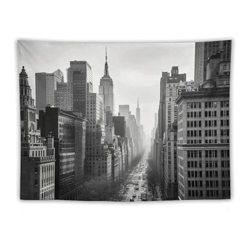 Tapisserie abstraite New York pour habiller un grand mur vide de bureau ou de chambre
