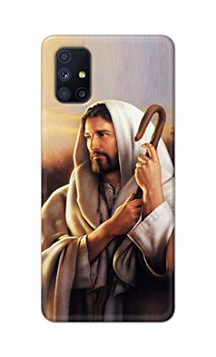 Image of PRINTFIDAA Catholic Image of Jesus Christ from Slovakia Hard Back Cover for Samsung Galaxy M51, SM-M515F / DSN Back Cover -(P6) KAT1003