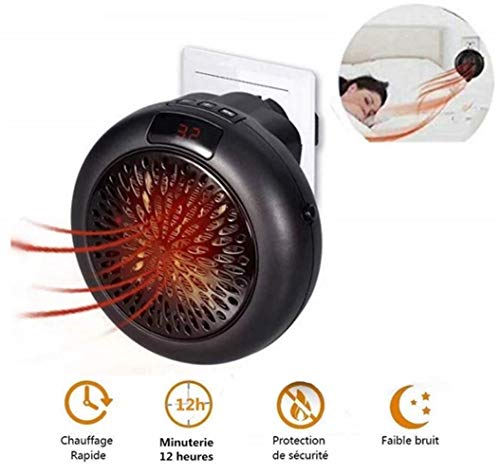 Li Kerer600W y 900W The Socket Calentador portátil Wonder Pro Warm Cooler Electrodoméstico portátil Rápido y fácil Calentamiento inmediato TF366,600W Blanco, 900W