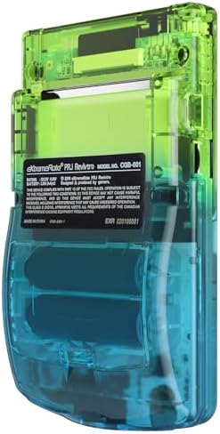 IPS Ready Upgraded eXtremeRate Gradient Translucent Green Blue Replacement Shell Full Housing Cover Buttons for Gameboy Color – Fit for OSD IPS & Regular IPS & Standard LCD – Not Console & IPS Screen — view 7