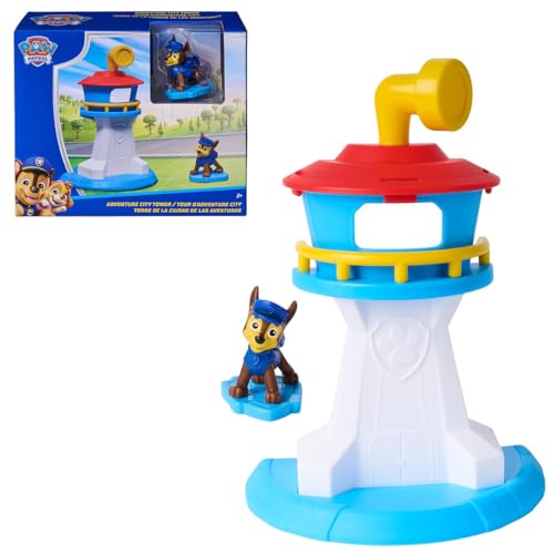 SUNNY, Patrulha Canina, Mini Playset Torre de Aventura, com 1 Mini Figura Chase