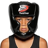 Boxing Headgear 1 Pack, Adjustable MMA Headgear for Adult Men & Kids, Closed-Type Boxing Helmet, Sparring, Muay Thai, Kickboxing Training Gear, Strong Grip