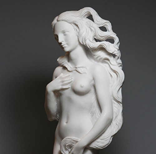 Goddess Aphrodite Birth Of Venus Rising Nude Female Cast Marble Statue Sculpture #TOP2