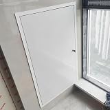 Pannello di accesso alla soffitta del soffitto della parete, portello di ispezione in metallo con chiusura a chiave, porte di accesso ai cavi idraulici nascosti 28x28 28x40 pollici(12x12in/30x30cm)