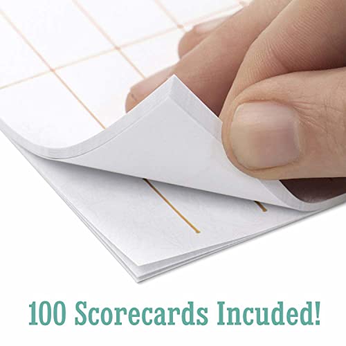 Let's Play Bridge | Complete Classic Card Game & Scorecard Bundle Set | 6 Unique Colorful Decks | Includes 100 Scorecards For Couples Game Night And Competitive Family Fun #TOP6