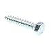 Prime-Line 9056161 Hex Lag Screws, 3/8 in. X 2 in., A307 Grade A Zinc Plated Steel, 25-Pack