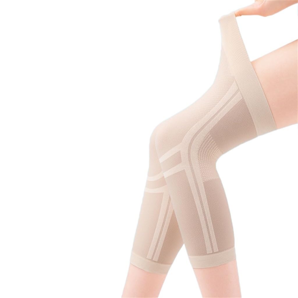 JFDBGU Rodilleras de Piel Suave, Finas y Ligeras, no voluminosas, cálidas y elásticas for Las piernas for Hombres y Mujeres.(3-Pack,Medium)