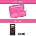 Mchoi Hard Case Suitable for Texas Instruments TI-84 Plus CE/TI-83 Plus/TI-84 Plus CE/TI-83 Plus/Casio fx-9750GIII Graphing Calculator, Extra Pocket for USB Cables, Manual, Pencil, Ruler, Pink
