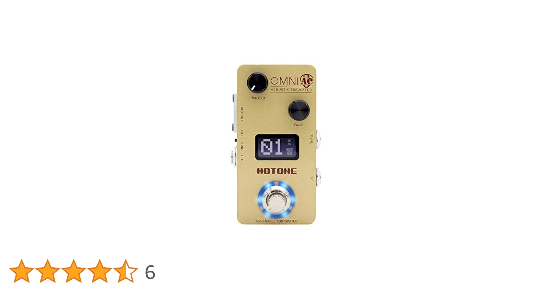 【中古】HOTONE OMNI AC アコースティックシミュレーター HOTONE OMNI AC アコースティック・シミュレーター : 愛曲楽器