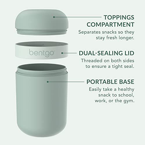 Image of Bentgo Snack Cup, Leak-Proof Snack Container with Toppings Compartment