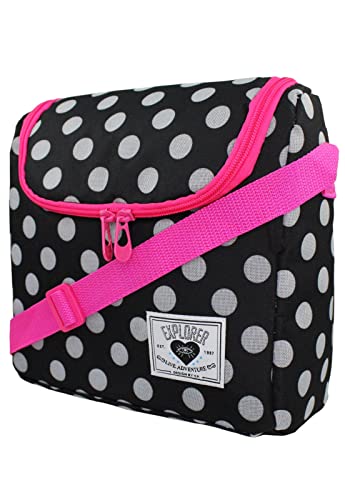 Bolsa Lenna's Marmiteira Térmica Estampada B057 Preta