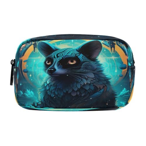 Lemure Luce Astuccio per Matite per Trucco Cosmetico per Penne per Studenti Ragazze Ragazzi fantasia blu