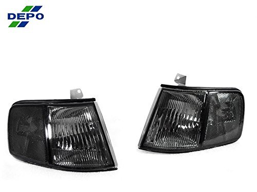 DEPO USA Spec 1990-1991 Honda CR-X Smoked Corner Light Lamps JDM Style Set
